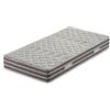 REDÒKASA Materasso MADE IN ITALY DIAMOND con Memory Foam, rivestimento in tessuto antiacaro millerighe Carbon e fascia traspirante laterale (Singolo 80x190)