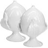 Lupia PUMO Bianco Salentino Chiuso New Decorazione in Ceramica tipica pugliese Grande H 16 cm