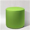 AM DESIGN Pouf POUFF Puff PUF Tondo Arredamento Eco-Pelle POGGIAPIEDI Design Made in Italy (Verde)