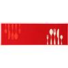 ABC Dinner Tappeto da Cucina, Rosso, 57 x 200 cm