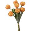 Generic Bouquet di tulipani artificiali, fiori finti vintage, realistici al tatto, decorazione per la casa e matrimoni (giallo)