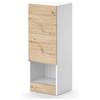 Vicco Mobiletto bagno Alf, Bianco, 35 x 92 cm | con 2 cassetti, per riporre risparmiando spazio sopra la lavatrice