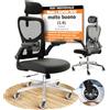 CLOUVOU SmartSeat Sedia ufficio ergonomica [TOP DI GAMMA] Sedia da scrivania per smart working | Poltrona ufficio per studio e camera | Sedia ufficio con ruote facile da spostare | Max. 150 kg