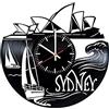 AVJERA Sydney Vinyl Record Orologio da Parete retrò Compleanno Capodanno Natale Regalo di Compleanno personalità Creative Home Design Decorazione da Parete