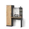 Livinity Scrivania Rina, Antracite/Rovere dorato, 122.9 x 168 cm