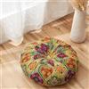 boiszeda Cuscino Retro Indiano in Filo di Cotone 2026 Fiore Americano Moneta Morbido Respirante Cuscino Yoga Meditazione
