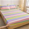 HLTQL Lenzuolo con Angoli Matrimoniale Cotone Fantasia 180x200 Lenzuolo sotto con Angoli Matrimoniale Jersey di Cotone Elasticizzato(#18,90x200cm)