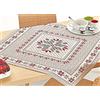 BIANCHERIAWEB SONNI CALDI E PROFONDI CON BIANCHERIAWEB Tovaglia Copritavolo Centrino Runner Tavola Tirolese Montagna Baita Tricot 90x90 Tricot