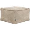 icon Amara Pouf Poggiapiedi, Beige, Chenille, Poltrona Sacco con Riempimento Incluso, Pouf Sacco, Camera da Letto, Soggiorno, Mobili Soggiorno