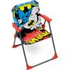 ARDITEX Sedia pieghevole con braccioli Batman di DC Comics - 38x32x53cm - Adatta per giardino, campeggio, spiaggia o montagna - Ideale per bambini.