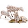 Fontanini Famiglia di Pecore 12CM in Resina (F275)