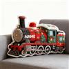 LCMAIT Cuscino Personalizzato a Forma di Trenino Cuscino Personalizzato con Nome Regalo Commemorativo per Feste di Compleanno e Natale per Bambini e Bambine Decorativo per Divano (Trenino)