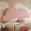 Gleedipre French clouds cuscino da comodino Morbidezza e durezza moderate Rimbalzo rapido Sfoderabile e lavabile Schienale morbido parete decorare(Rosa,90 x 65 cm/35,4 x 25,6 pollici)