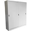 Fleda TRADING Armadio in Metallo Ufficio/Archiviazione Ante Scorrevoli Dim. 120x45x200h cm MONTATO