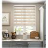 Russo Tessuti Tenda Rullo Night Day Vedo Non Vedo Interno Oscurante Zebra Blinds Giorno Notte-Beige-160x300