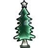 cosedacasa Albero di Natale Tridimensionale 3D Luminoso luci LED cm60 con Stella Natalizia Decorazione allestimento vetrina casa Ufficio
