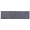 Theko Happy Cotton - Tappeto 100% cotone, 70 cm x 250 cm, colore: Antracite
