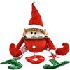 BAKAJI Copritermosifone Natalizio Forma Folletto con Scritta Joy Decorazione Natale Addobbi Natalizi Addobbo per Casa Ufficio FESTIVITÀ Arredamento Festivo FESTIVITÀ Natalizia Ornamento Decorativo