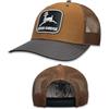 John Deere Berretto da Baseball Cappello da Camionista 13083329Cb Cappello da Baseball Vintage Cappello da Camionista Marchio Ricamo rialzato, Costruzione Marrone, Taglia Unica
