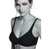 lepel Reggiseno Balconcino Classico con Ferretto belseno Art. 651 Cotone e Microfibra (7, Nero)