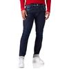 Replay Anbass Riciclato Jeans, 007 Blu Scuro, 34W x 34L Uomo