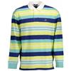 Gant Elegante Polo Gialla a Maniche Lunghe con Dettagli Uomo a Contrasto, Giallo, S
