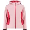 CMP Bambini Softshell Hoodie giacca, pink, 164