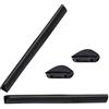 LenzReborn - Kit di ricambio per paraorecchie in gomma per occhiali da sole Oakley Triggerman OO9266 - altre opzioni Nero Taglia unica