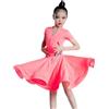 YXYjLb Abito Da Ballo Latino For Ragazza, Costume Da Ballo Di Carnevale, Abito Da Ballo A Maniche Lunghe, Abito Da Competizione(A8,130)