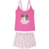 SUN CITY Pigiama Barbie Donna Ragazza Estivo Corto Tg.M in Cotone Leggero 7080