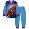 Marvel Spiderman Avengers - Pigiama Lungo 2 Pezzi Uomo Ragno, per Bambini (IT, età, 8 Anni, Regular, Blu)