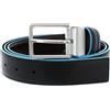 Piquadro CU2619B2, cintura Uomo, Nero/Marrone, W115