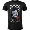 Difuzed T-Shirt Originale Death Note, Stampa Manga a Colori, Maglietta a Maniche Corte, con Ologramma di Autenticità, 100% Cotone, Colore Nero (S)