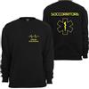 Social Crazy Maglia Felpa Girocollo Uomo o Donna Cotone Basic Super vestibilità Top qualità - Soccorritore - Personalizzata con Nome - disp. t-Shirt, Polo (M,Nera)