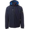 Ergos Workwear Payper Creek Pad Giubbotto in Soft-Shell Imbottito da Uomo Chiusura Zip SBS Cappuccio Removibile Multitasche (IT, Testo, S, Regular, Regular, Standard, Blu Navy/Blu Royal)