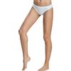 Cotonella 6 Pezzi Slip Donna 8125S Midi in Cotone Bielastico, Bianco 2/S