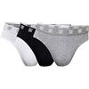 CR7 Cristiano Ronaldo Basic - Lettere da uomo, confezione da 3, bianco/grigio/nero (633)., XL