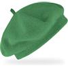fiebig Fig, base per lavoro a maglia fine con punta, baretto, taglia unica, in cotone, base di lana leggera in diversi colori smeraldo Taglia unica