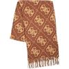 Guess Sciarpa donna brown/ochre multilogo C25GU40 AW5217VIS30 MARRONE