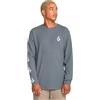 Volcom Camicia termica a maniche lunghe Nunez da uomo, Ardesia scura., L