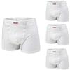 PRIMAL Boxer Uomo - Slip Uomo Offerta 4 Pezzi in Cotone Elasticizzato Taglie Maxi CONFORMATO (8 Boxer Bianchi, 5XL)