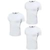 Enrico Coveri 3 t-Shirt Uomo Mezza Manica Girocollo in Cotone Pettinato Art. ET1100 (Nero, 4/M)