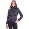Save The Duck Piumino Donna Animal Free Con Cappuccio Alexis (IT, Testo, S, Regular, Regular, Nero)