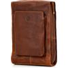 Lindenmann men's rucksack cognac