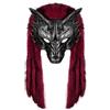 Generico Maschera veneziana da uomo, realistica, lupo mannaro, animale, maschera per gli occhi, maschera elegante, in lattice espanso, per Halloween, per feste e cosplay