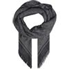 Pinko Pashmina, Sciarpa in Viscosa e Poliestere, Grigio, 90 x 90 cm, Linea Polonia