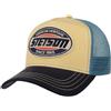 Stetson Cappellino American Heritage Logo Uomo - Trucker cap Berretto Baseball Mesh Snapback, con Visiera, Fodera, Fodera Estate/Inverno Primavera Estate Autunno Inverno - Taglia Unica Blu