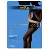 NonSoloCalze 3 COLLANT OMSA VELOUR 40 DEN MICROFIBRA MADE IN ITALY (S, NERO)