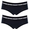 Cotonella Slip Donna Cotone BIELASTICO con Bordi Extra Comfort - Confezione da 12 Pezzi