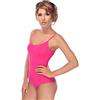 Evoni Body da donna con spalline, Colore: rosa., L